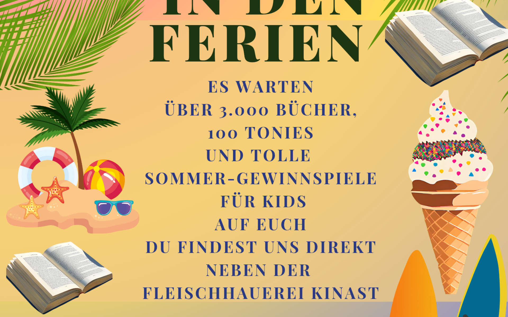 Sommeraktion - GRATIS LESEN FÜR ALLE IN DEN FERIEN